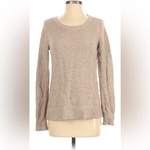 🦋 3/$9 Loft light brown chunky knit sweater size small